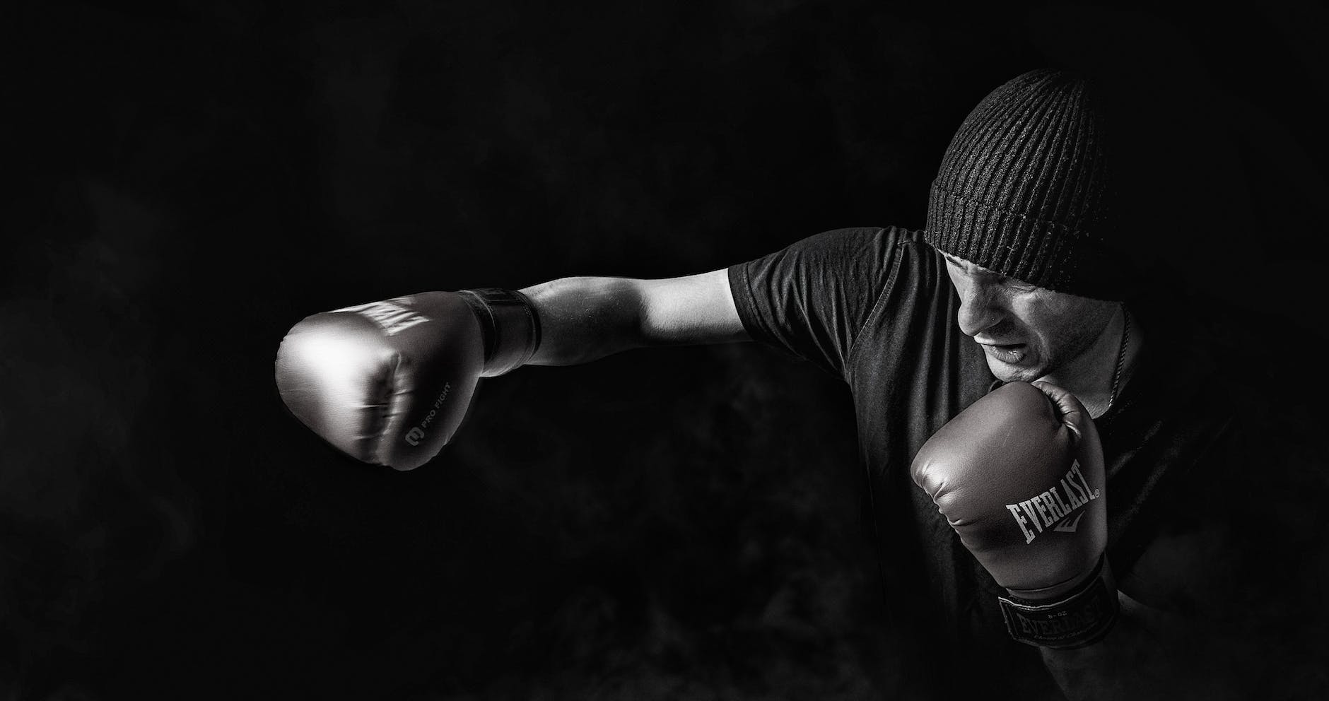 man doing boxing